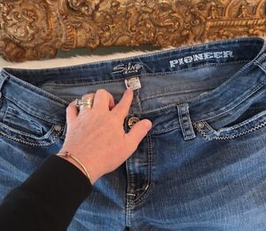 Silver Jeans Women's Dark Blue Boot Cut Denim